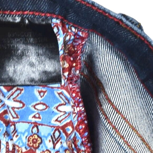 Johnny Was Jeans Womens 27 Skinny Stretch Denim Mid Rise Slim Cut  *With Flaw* - Picture 3 of 11